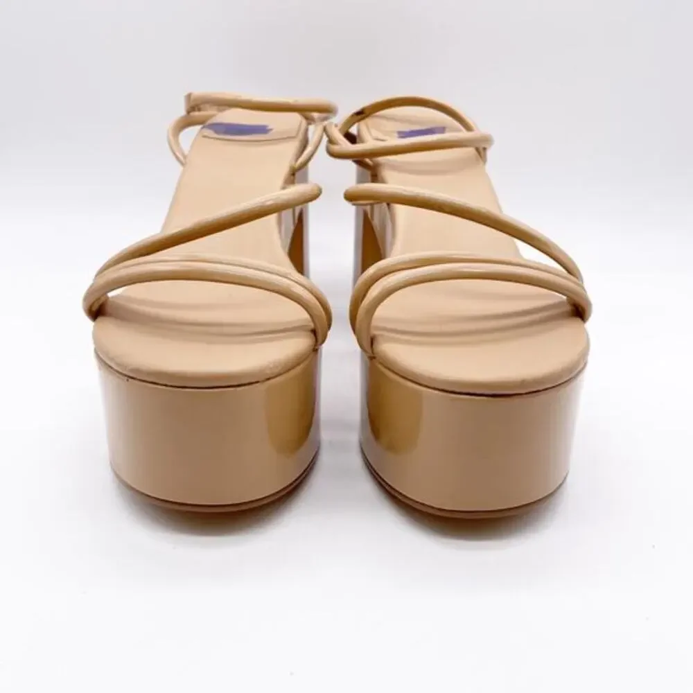 Jeffrey Campbell Women's Mamba Open Toe‎ Platform Ankle Strap Sandal Size 11 - Picture 4 of 9